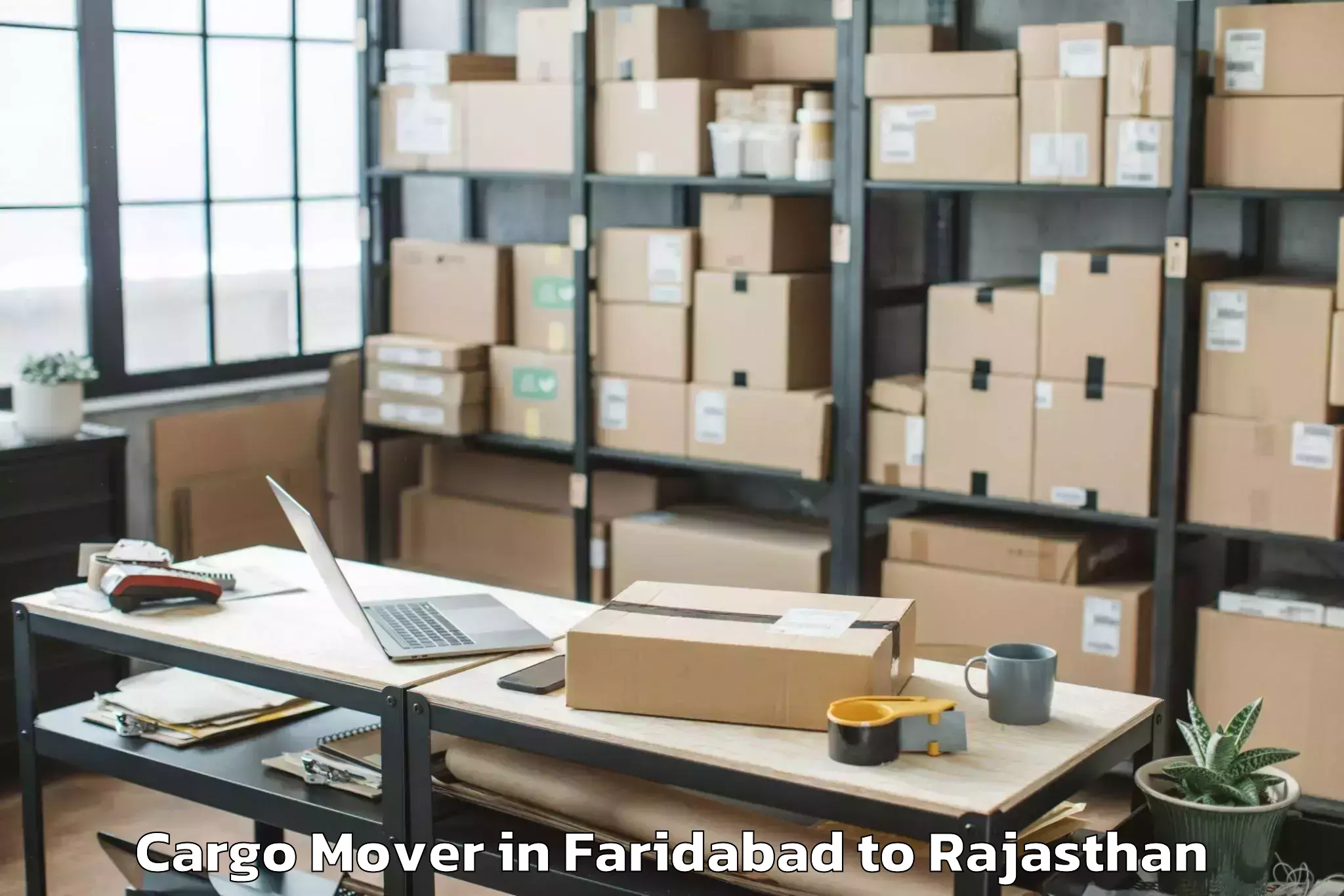 Efficient Faridabad to Gulabpura Cargo Mover